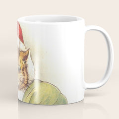 Father Christmas Cat' by Louis Wain Coffee Mug