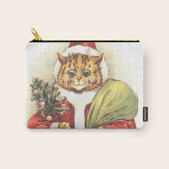 Father Christmas Cat' by Louis Wain Carry All Pouch