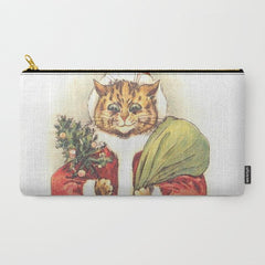 Father Christmas Cat' by Louis Wain Carry All Pouch