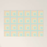 70s mod pale pastels Welcome Mat
