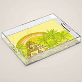 a frame simple living // banana pancakes // retro surf art by surfy birdy Acrylic Tray
