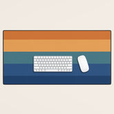 70's Retro Sunset Desk Mat