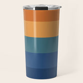 70's Retro Sunset Travel Mug