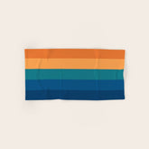 70's Retro Sunset Bath Towel