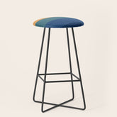 70's Retro Sunset Stool