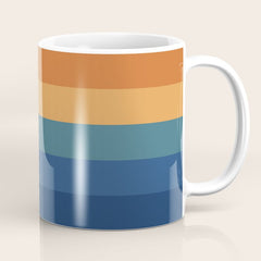 70's Retro Sunset Coffee Mug