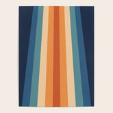 70's Retro Stripes Poster