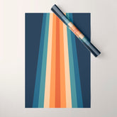 70's Retro Stripes Wrapping Paper
