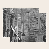 A Book Lover's Dream - Cincinnati Public Library black and white photographs / black and white photo Placemat