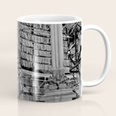 A Book Lover's Dream - Cincinnati Public Library black and white photographs / black and white photo Coffee Mug