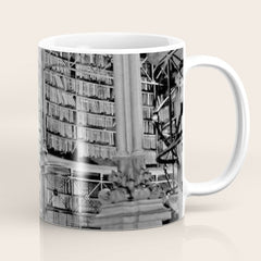 A Book Lover's Dream - Cincinnati Public Library black and white photographs / black and white photo Coffee Mug