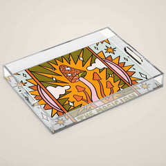 1. The Magician Mushroom Acrylic Tray