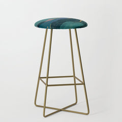 "You Are Worthy" Midnight Background Stool