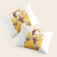 1926 Notre Dame By South Shore Line Advertising Poster Pillow Sham