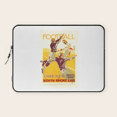 1926 Notre Dame By South Shore Line Advertising Poster Laptop Sleeve