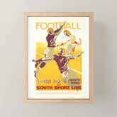 1926 Notre Dame By South Shore Line Advertising Poster Mini Art Print