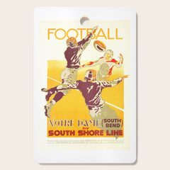 1926 Notre Dame By South Shore Line Advertising Poster Cutting Board