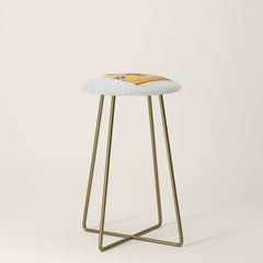 1926 Notre Dame By South Shore Line Advertising Poster Stool