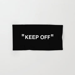 "KEEP OFF" Dark Edition Bath Towel