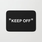 "KEEP OFF" Dark Edition Bath Mat