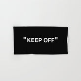 "KEEP OFF" Dark Edition Bath Towel