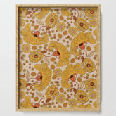 70s Floral Pattern Serving Tray