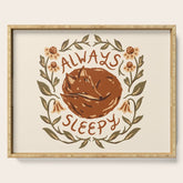 Always Sleepy' Fox Serving Tray