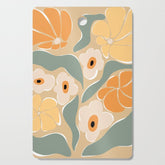 70s california flower market Cutting Board