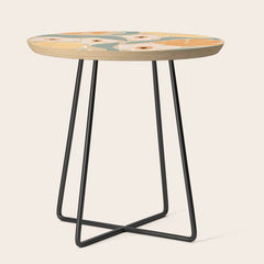 70s california flower market Side Table