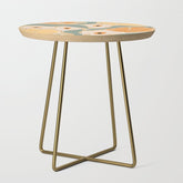70s california flower market Side Table