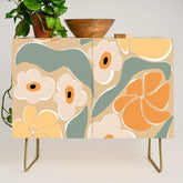 70s california flower market Credenza
