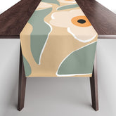 70s california flower market Table Runner