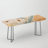70s california flower market Bench