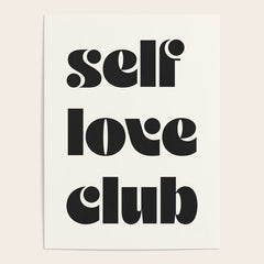 "self love club" Poster