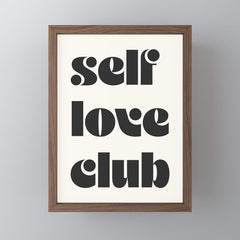 "self love club" Mini Art Print