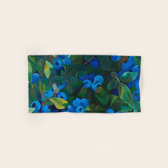 A Blueberry View Bath Towel