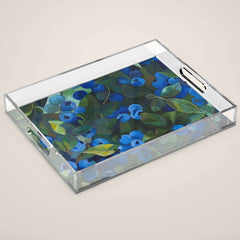 A Blueberry View Acrylic Tray