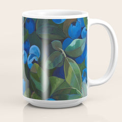 A Blueberry View Coffee Mug
