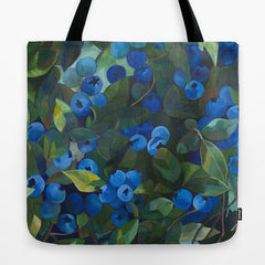A Blueberry View Tote Bag