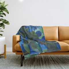 A Blueberry View Throw Blanket