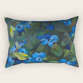 A Blueberry View Rectangular Pillow