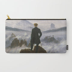 "Wanderer above the Sea of Fog" ("Der Wanderer ��ber dem Nebelmeer") by Caspar David Friedrich, circa 1817 Carry All Pouch