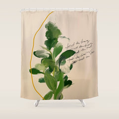 "Trust The Timing." Shower Curtain