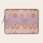 70s Retro Floral vibe Laptop Sleeve