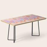 70s Retro Floral vibe Coffee Table