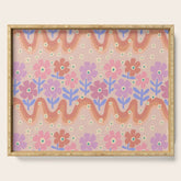 70s Retro Floral vibe Serving Tray