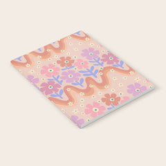 70s Retro Floral vibe Notebook