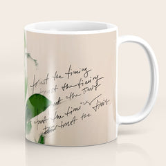 "Trust The Timing." Coffee Mug