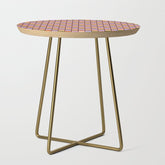 1970s Disco Dancefloor Checkerboard Pattern Side Table