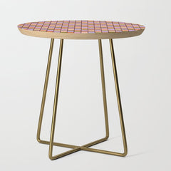 1970s Disco Dancefloor Checkerboard Pattern Side Table